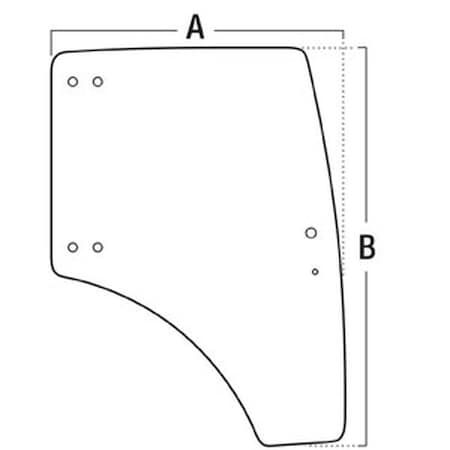 Aftermarket Glass, Door RH A-LVU31699
